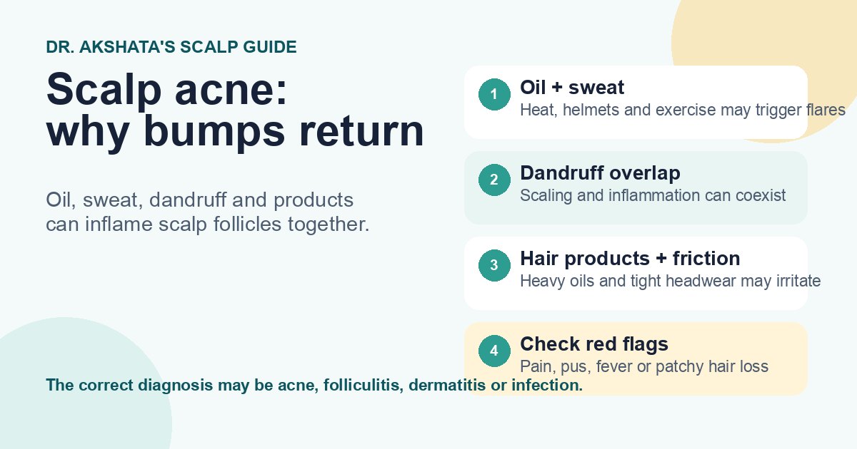 Scalp Acne बार-बार क्यों होता है?