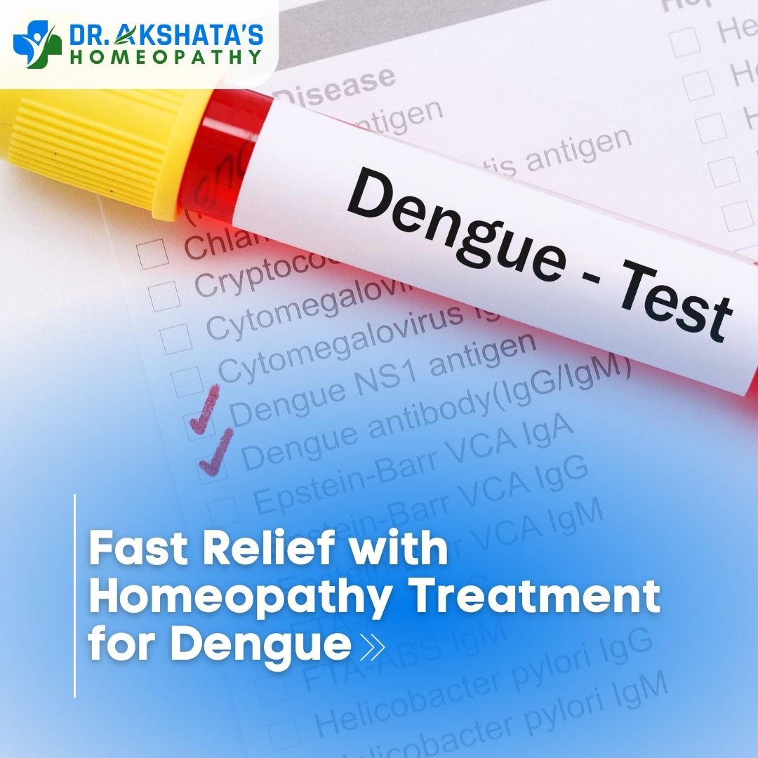 Fast Relief with Homeopathy Treatment for Dengue